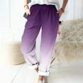 Wide Leg Linen Pants for Women Long Women’s Trousers Spring Printed