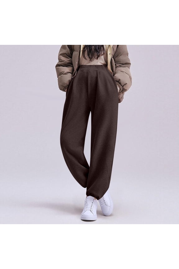 Wide Leg Maternity Trousers Women High Waisted Soft Stretchy Over The Belly Pregnancy Sweatpants Workout Sports Activewear Loungewear Maternity Clothes Flared Pants Coffee XL