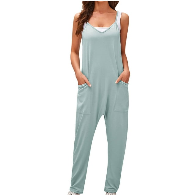 Peto Mujer Verano Falda Peto Casual Para Mujer Mono Sin Mangas