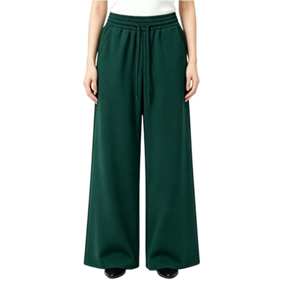 Wide Leg Pants For Women Casual Wide Leg Elastic High Waist Lounge Pants Travel Beach
