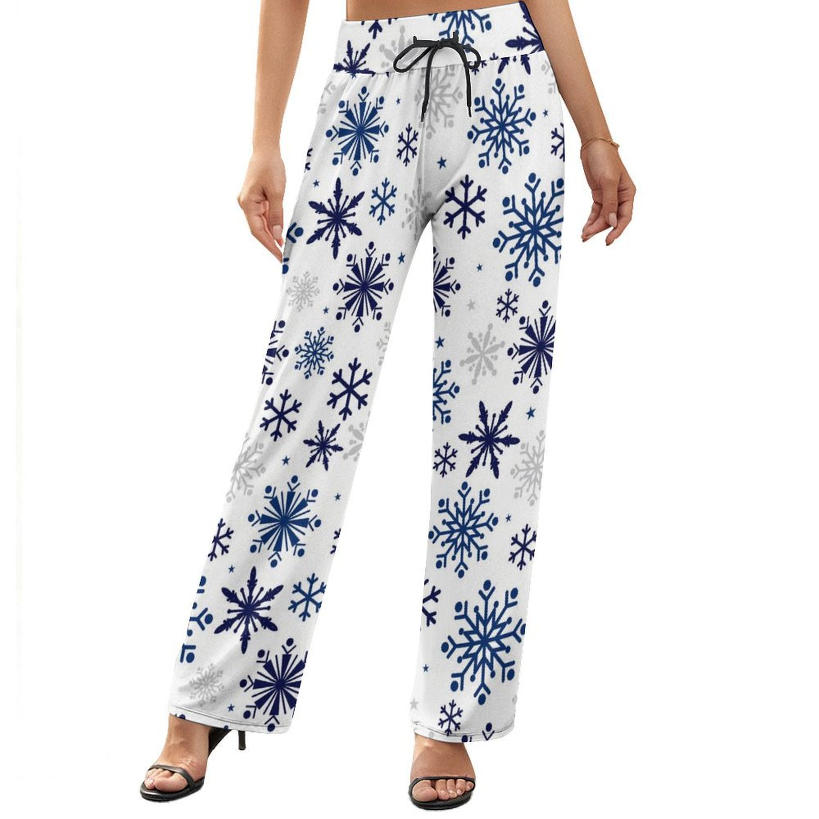 Blue Printed Winter Palazzo