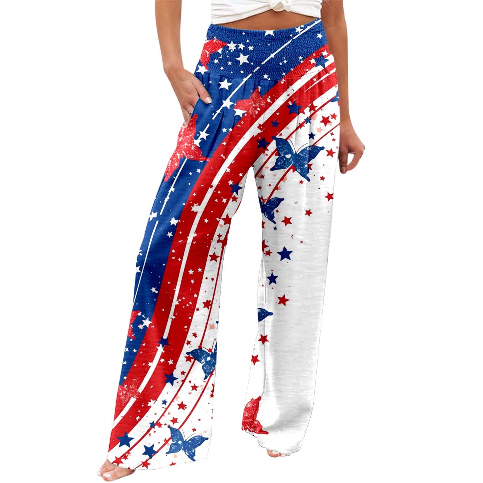 Hip Hop Independence Day Wide Leg Pants main image 1