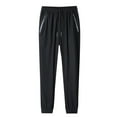 thumbnail image 1 of Wide Leg Pants Woman Ladies Solid Fitness Loose Running Training Ninth Length Sports Leisure Guard Pant Slacks for Women Navy L, 1 of 3