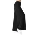 thumbnail image 1 of Wide Leg Pants Women Modal Cotton Soft Casual Lounge Comfy Stretch Sleepwear Workout Gym Yoga Pants with Pockets, 1 of 7
