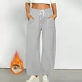 thumbnail image 1 of Wide Leg Pants for Women Loose Yoga Pants with Pockets Petite/Regular/Tall Stretch Casual Lounge Pants Gray S, 1 of 7