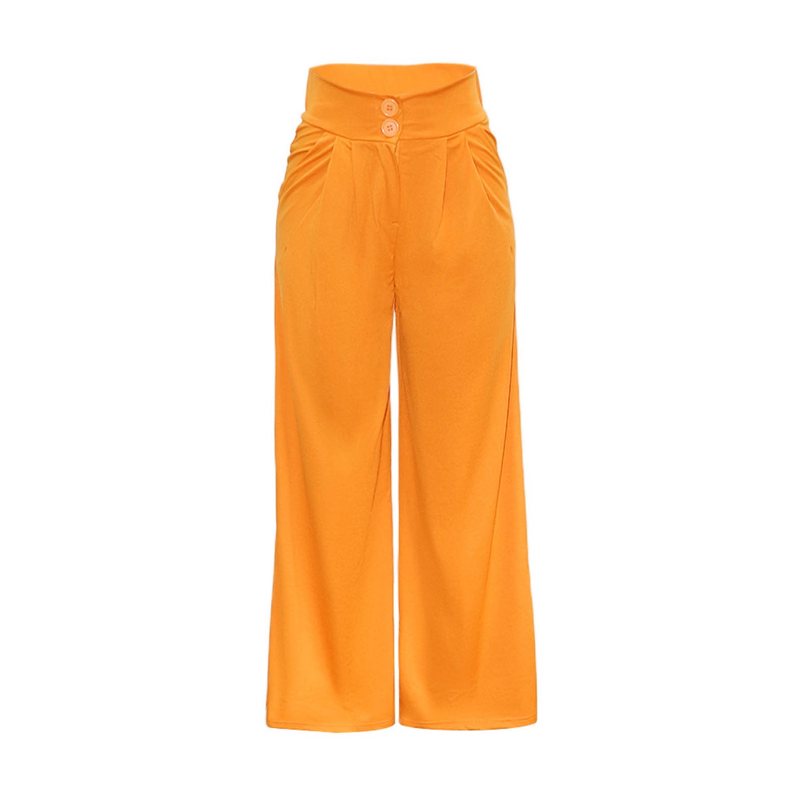 Wide Leg Pants for Women Solid Color High Waisted Palazzo Pants Casual Loose  Flowy Lounge Trousers with Pockets 