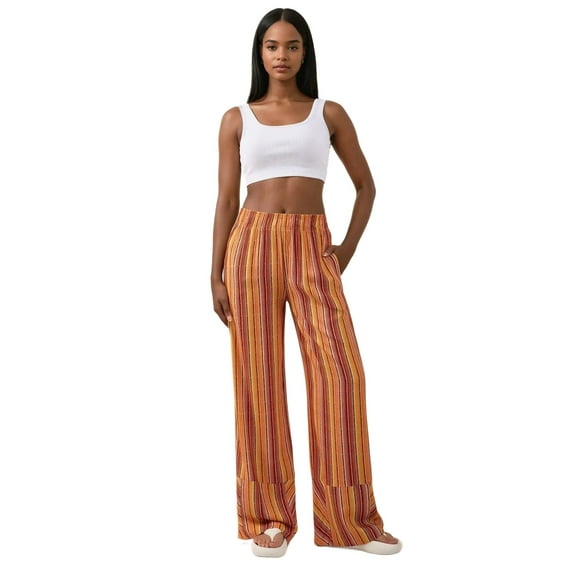 Wide Leg Printed Relax Pants