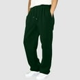 thumbnail image 1 of Wide Leg Sweatpants Boys Baggy Sweatpants Joggers Open Bottom Sweatpants With Pockets Active Athletic Youth Pants For Teens Kids Clothing Gifts For Teenage Boys 5-16Y #03 Dark Green,140=9-10Y, 1 of 7