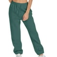 thumbnail image 1 of Wide Leg Sweatpants Women Elastic-Lace-Up Casual Solid Color Sports Casual Pants Womens Jogger Sweatpants, 1 of 7