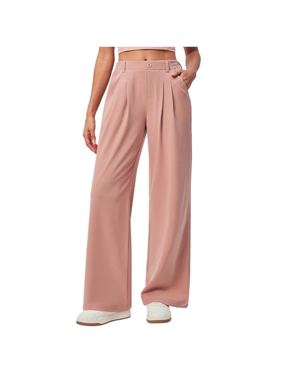 Wide Leg Sweatpants Women Lightweight Pants for Summer Women Beach Vacation Clothes Beach Pants for Women Drawstring Elastic Waist Womens Work Pants Boho Pants for Women Travel Trousers