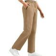 thumbnail image 1 of Wide Leg Sweatpants Womens Cargo Pants Baggy Lounge Drawstring Cotton Sweat Pants with Pockets, 1 of 7