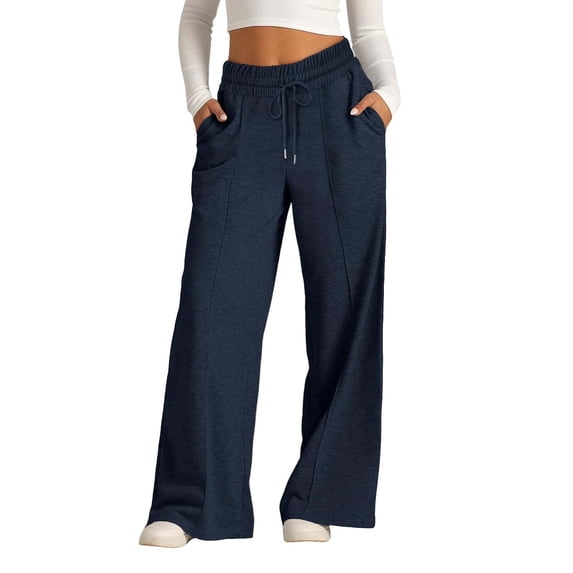 Wide Leg Sweatpants for Girls Baggy Straight Leg Track Pants Oversized Drawstring Trousers Kids High Waist Joggers Clothes