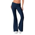 thumbnail image 1 of Wide Leg Sweatpants for Women Fold Over Low Rise Yoga Lounge Pants Low Rise Sweatpants, 1 of 9