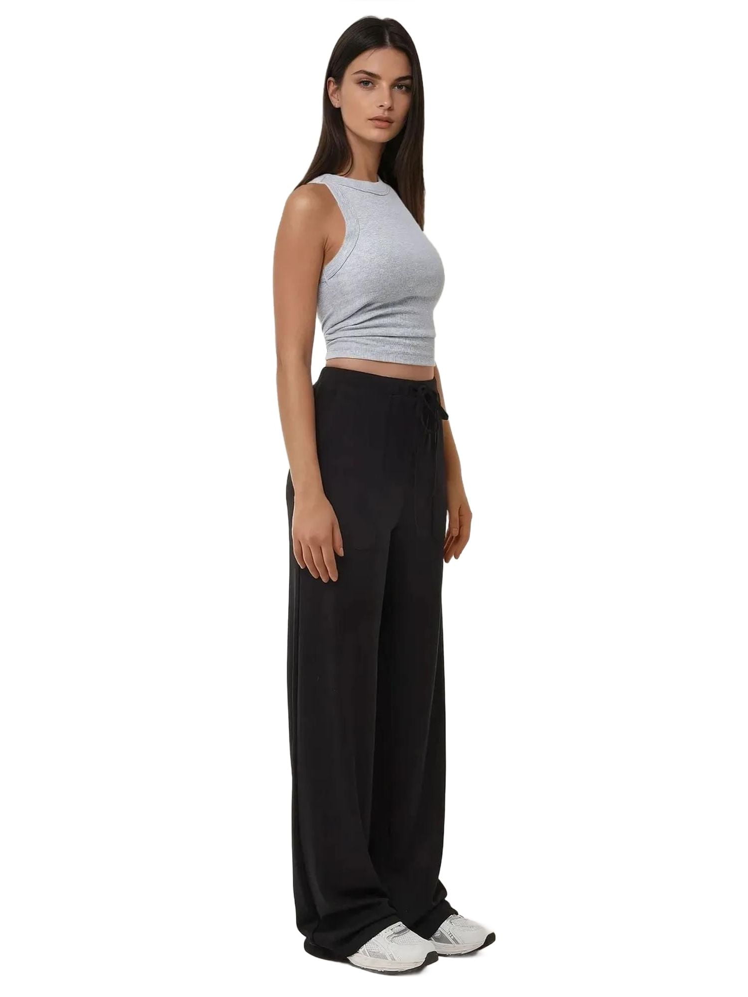 Knit Wide Pants main image 1