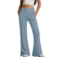thumbnail image 1 of Wide Leg Yoga Pants For Women Running Pants Women Wide Leg Pants Woman Stretchy Pants For Women Flowy Pants For Women Lightweight Summer Pants Women Wide Leg Stretch Pants Slacks For Women, 1 of 6