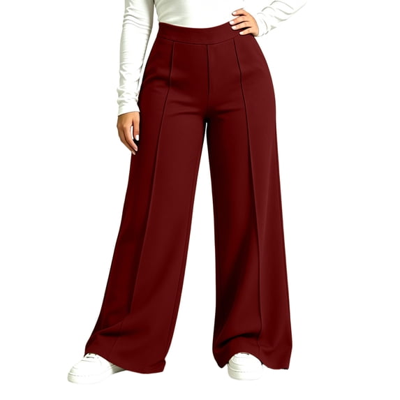Wide Leg Yoga Pants for Women Plus Size Elastic Waist Casual Lounge Trousers Fashion Sport Pants