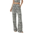thumbnail image 1 of Wide Leg Zebra Print Trousers, 1 of 6