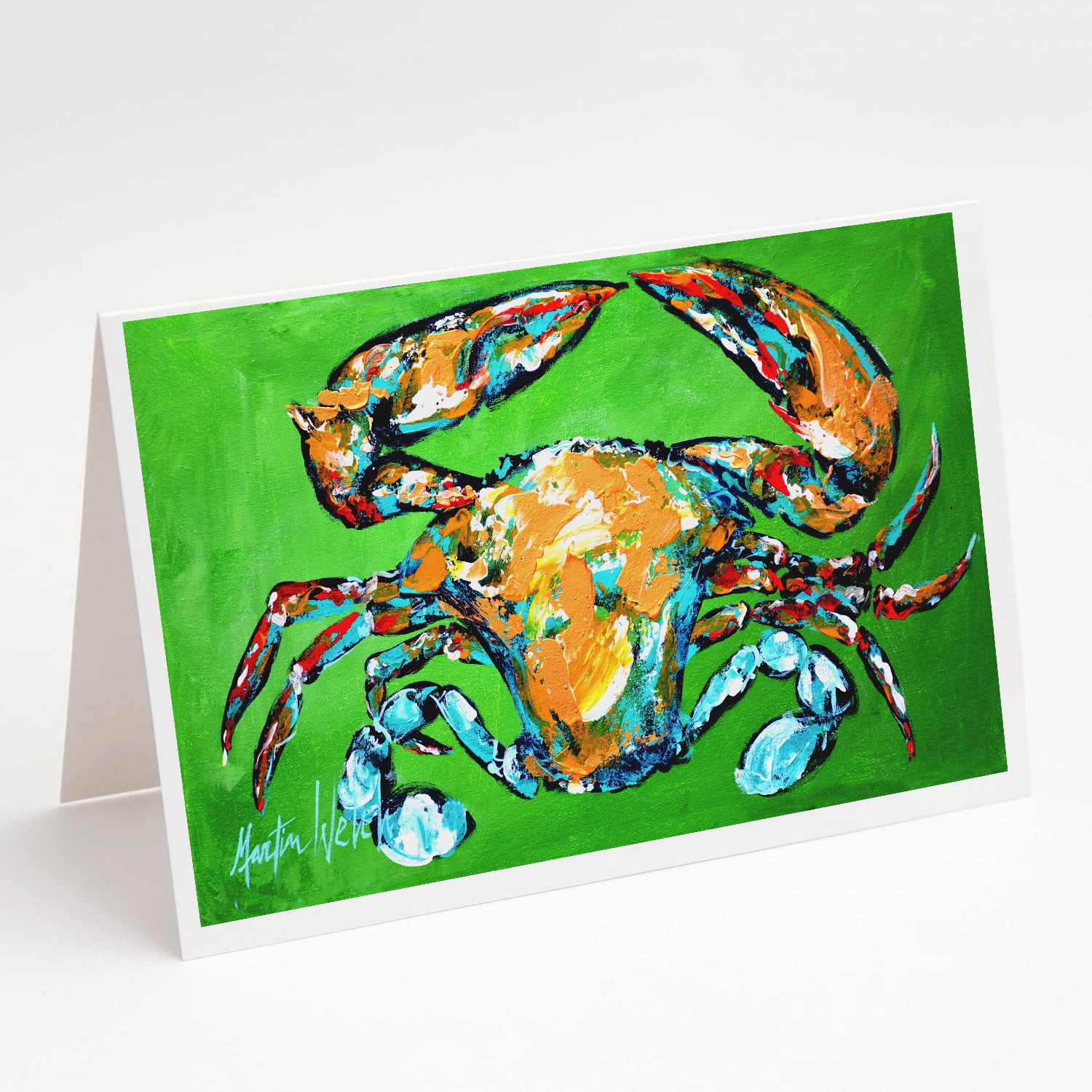Wide Load Crab Greeting Cards Pack of 8 7 in x 5 in
