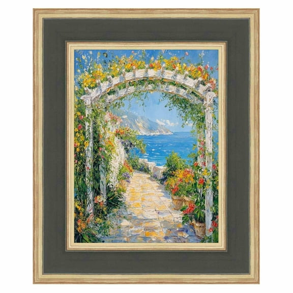 Wide Luxury Burgundy Gold Panel Picture Frame 30x40 frame