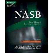 Wide-Margin Reference Bible-NASB, Hardcover