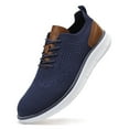 thumbnail image 1 of Wide Men's Casual Dress Oxfords Shoes Breathable Knit Leisure Fashion Sneakers, 1 of 5