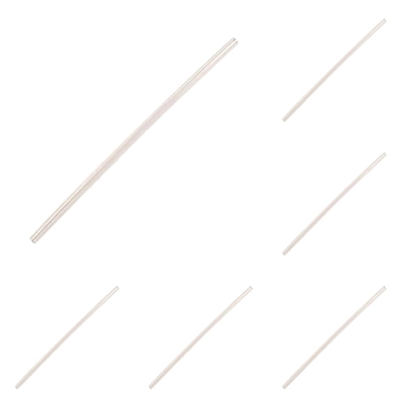Wide Mouth, 11 Pack Replacement Fit For 40 Oz 30 Oz Cup Tumbler, Long Clear ,Reusable Straw, White