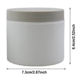 thumbnail image 1 of Wide Mouth Cosmetic Jar Screw Lid Storage Container Refillable Facial Cream Lotion Subpackage Bottle For Balms Crafts Home(Grey-7.3Cm), 1 of 6