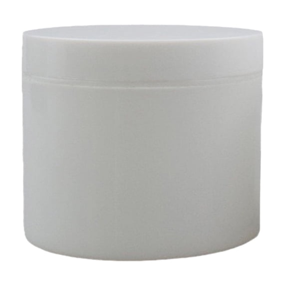 Wide Mouth Cosmetic Jar Screw Lid Storage Container Refillable Facial Cream Lotion Subpackage Bottle For Balms Crafts Home(White-7.3Cm)