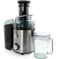 thumbnail image 1 of Wide Mouth Extractor Juice Machine with Dual Speed Centrifugal Stainless Steel Juicer, 3.5 Cup, Chrome Silver, 1 of 9