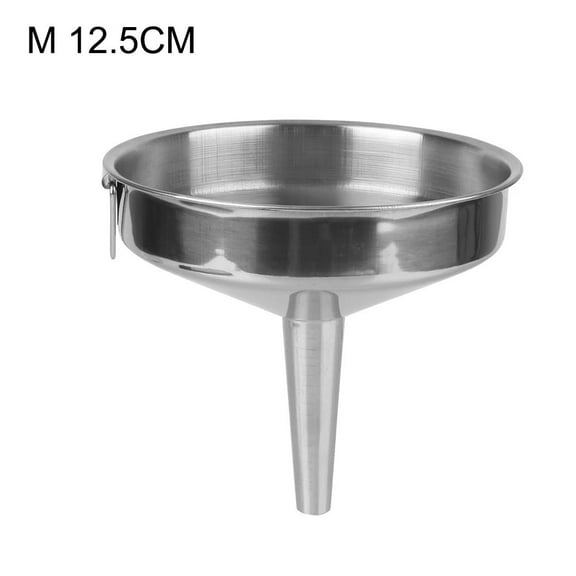Wide Mouth Funnels For Canning Kitchen Tools Bar Wine Beer Oil Flask Funnel Stainless Steel Kitchen Accessories Metal Funnel
