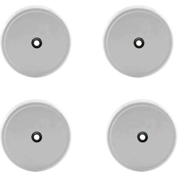 Wide Mouth Mason Jar Grommeted Fermenting Lids, 4 Pack - For Airlocks