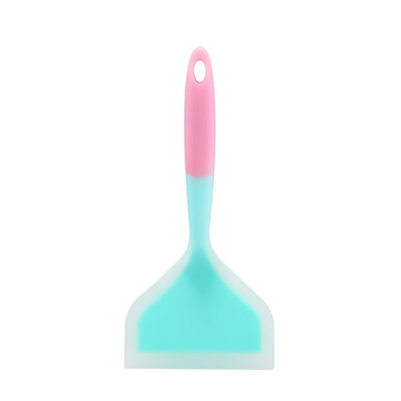 Wide Mouth Pizza Spatula Non-Stick Pancake Turner 25.5x12cm Kitchen Cooking Utensil for Kitchen Supplies(Light Blue),Hulucky