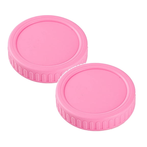 Wide Mouth Plastic Mason Jar Lids Leak-Proof Reusable Canning Storage Lids Food-Grade Replacement Caps for Kitchen Pantry Refrigerator Freezer 3.54Inch
