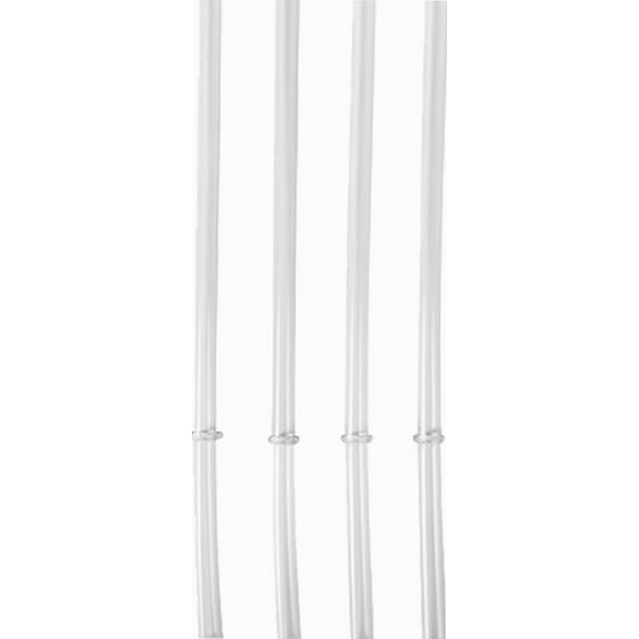 Wide Mouth Plastic Straws, 4 Pack, 10\