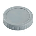 thumbnail image 1 of Wide-Mouth Reusable Plastic Jar Lids 12-Pack - Non-Slip Canning Jar Caps for Mason Jars, Juicing Bottles - Durable 3.54 Inch Airtight French Countryside Design (Tamper-Evident), 1 of 4
