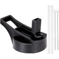 thumbnail image 1 of Wide Mouth Straw Lid Set Compatible with Hydro Flask Sports Water Bottle 1 Lid, 2 Straw, and 2 Cleaning Brushes Included, 1 of 6