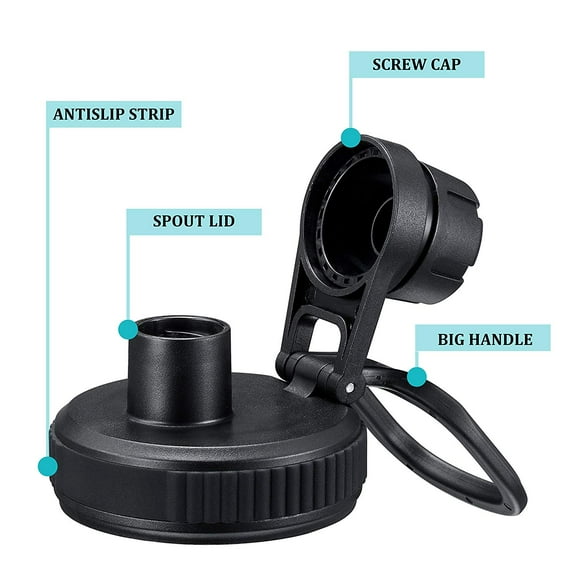 Wide Mouth Straw Lid Set for Hydro Flask, Simple Modern, Hydro Cell, with Long Brushes and Straws, Lid Replacement 7 Accessories