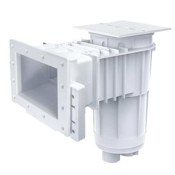 Wide Mouth Vinyl Skimmer, White