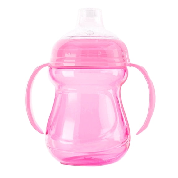Wide-Neck Anti-Colic Bottles 8 oz/240 ml Feeding Classic Tinted Plastic Large Neck Bottles with Dual Handle,Slow Flow Nipple,Food Grade,Anti Drop & Anti Flatulence,Easy Clean,BPA Free