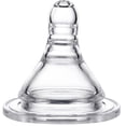 thumbnail image 1 of Wide Neck Slow Flow Baby Nipple, Food-Grade Silicone, Cross Cut Slow Flow, 5Cm Wide / 3.7Cm Standard, Reusable, 1 of 4