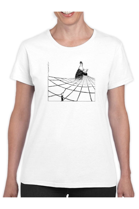 Wide Net T-Shirt Women -Wilfred Hildonen Designs, Female 4X-Large