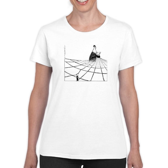 Wide Net T-Shirt Women -Wilfred Hildonen Designs, Female XX-Large