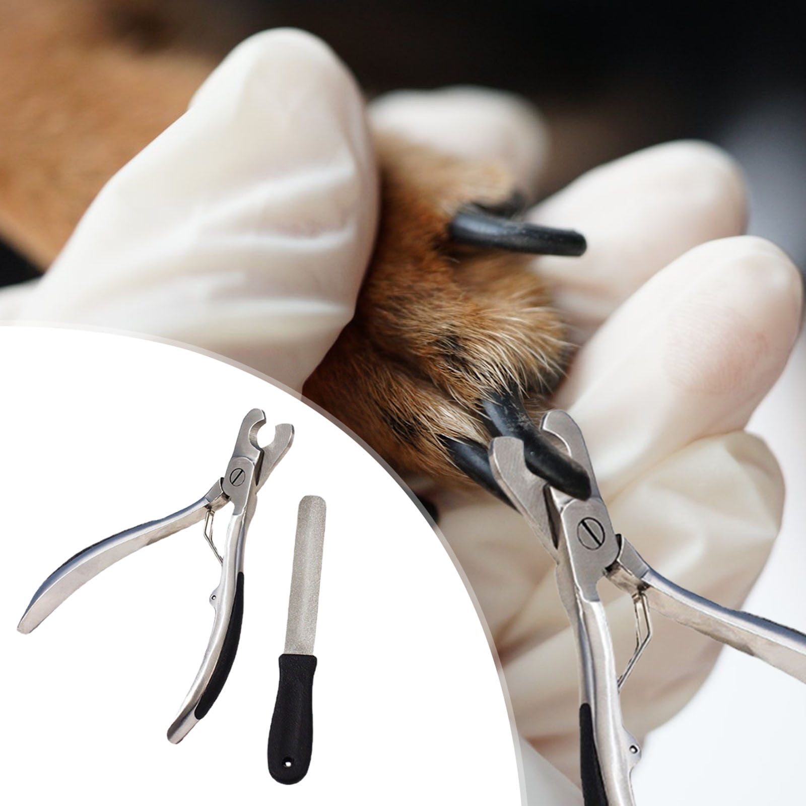 Wide Open Dogs Nail Clippers Heavy Duty Pet Nail Trimmer for Large Dogs