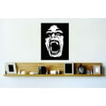thumbnail image 1 of New Wall Ideas Wide Open Mouth Horror Screaming Face Home Halloween Party Kids 26x20, 1 of 1