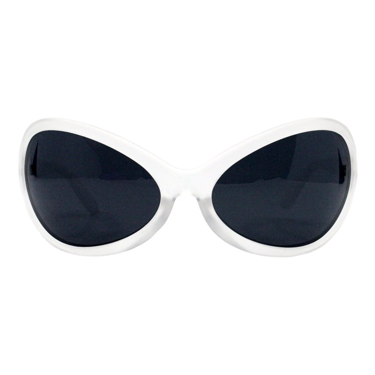 White oval sunglasses cat eye oval butterfly classic sunglasses Sunglasses oval - Gem main image 3