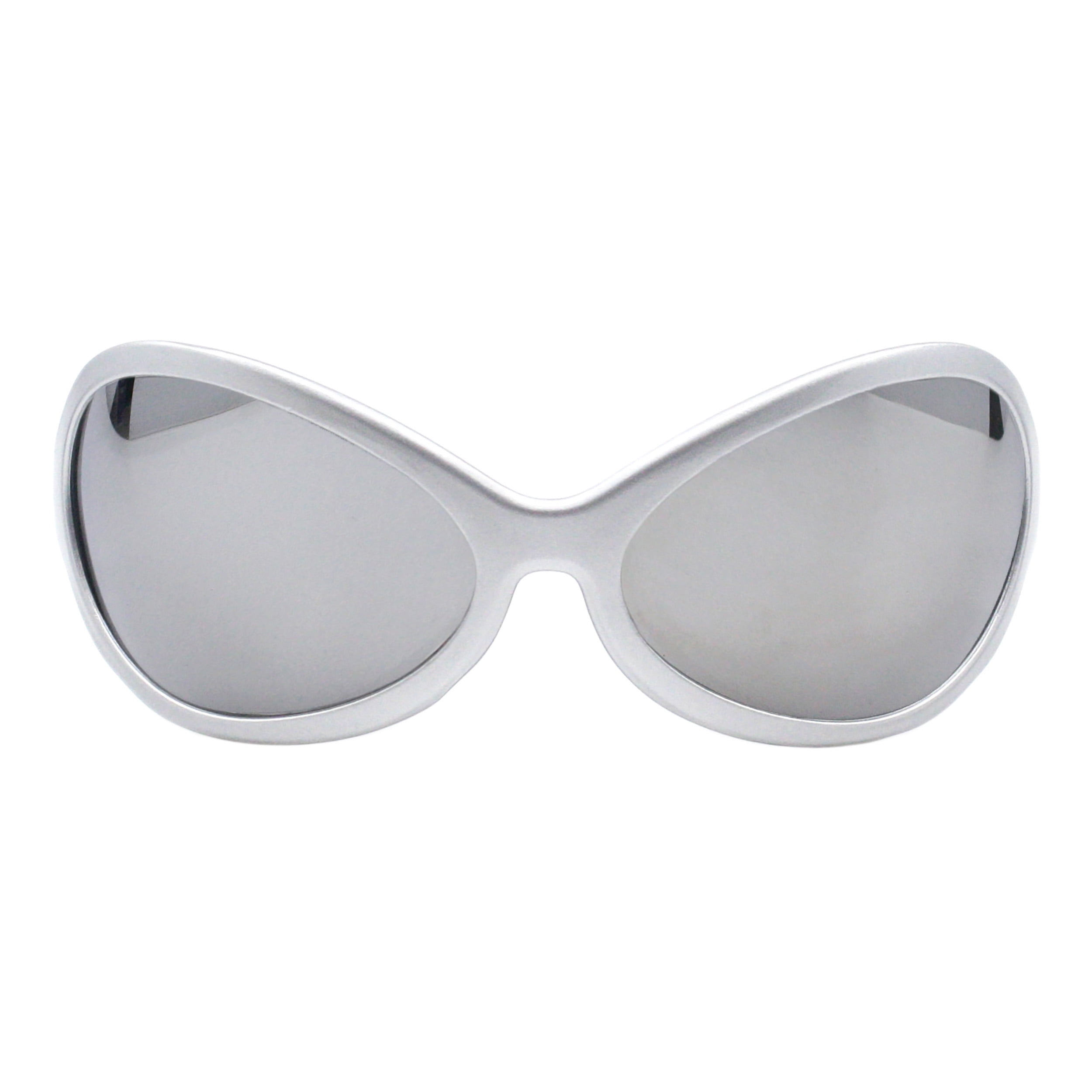 Solary Butterfly Round Face Cover Bug Eyes Sunglasses Oversized Polarized Wide Oversized Sunglasses Wrap Around Shield Oval Butterfly  main image 2