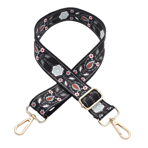 Wide Purse Strap Bag Shoulder Strap Adjustable Replacement Crossbody Canvas Bag Handbag Purses-Style 3