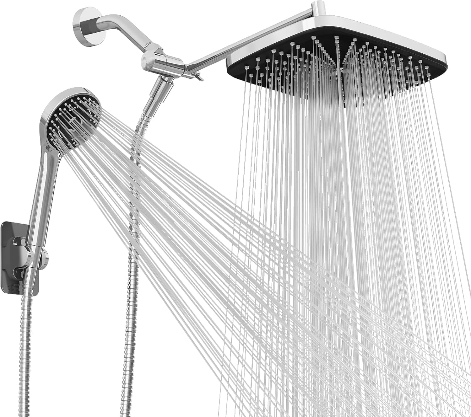 Photo inspiration: Visual Reference: Wide Rain Shower Head With 5 Modes Handheld Showerheads High