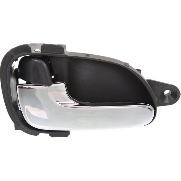 Wide Range Parts Interior Door Handle Compatible with 1999-2002 Nissan Quest Front, Driver Side Gray With woodgrain trim