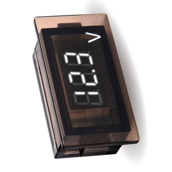 Wide Ranges Digital Voltmeter With 0.1V Accuracy Backlights Screen Voltmeter For Vehicle Motorcycle Battery Testing